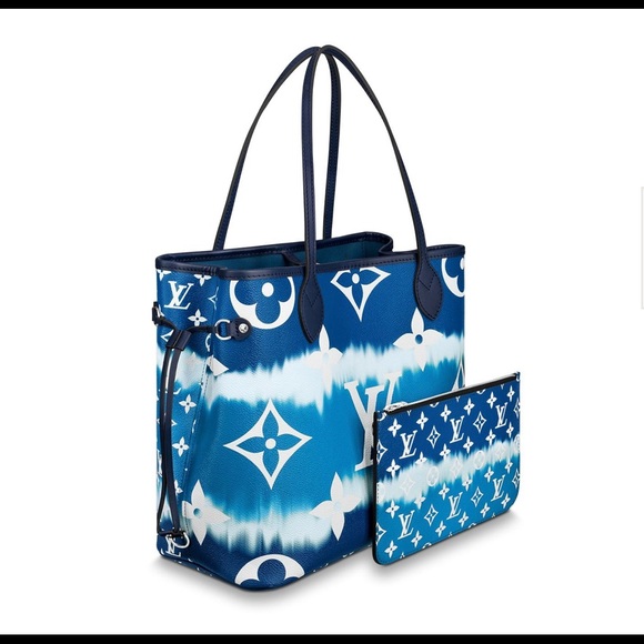 Louis Vuitton Escale Neverfull MM Blue - Picture 4 of 7